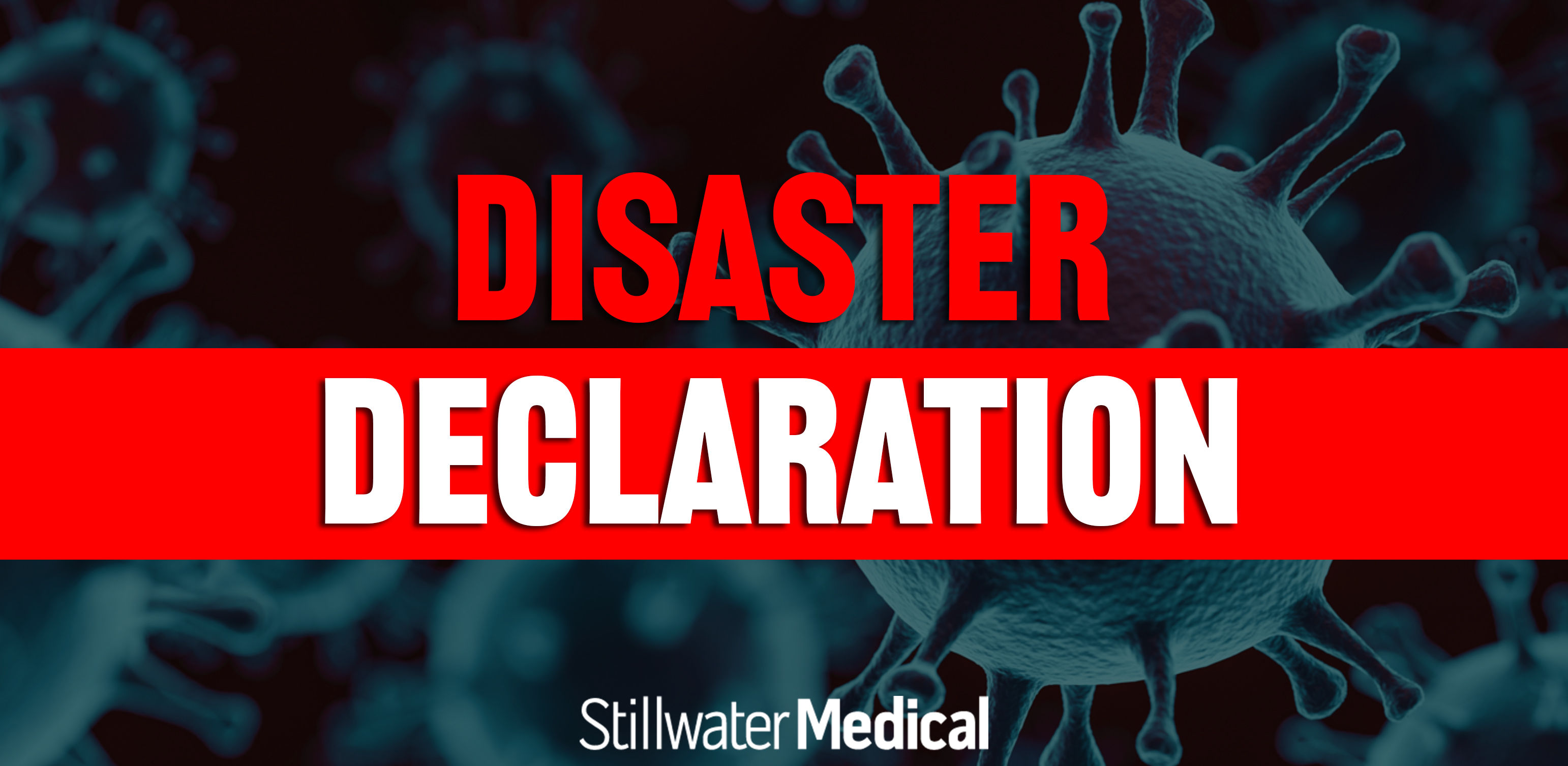 Graphic says Disaster Declaration.