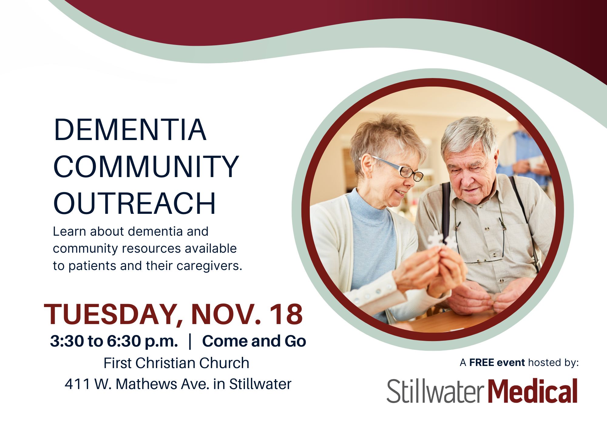 Facing Dementia Together: Free Community Event Offers Support for Caregivers 