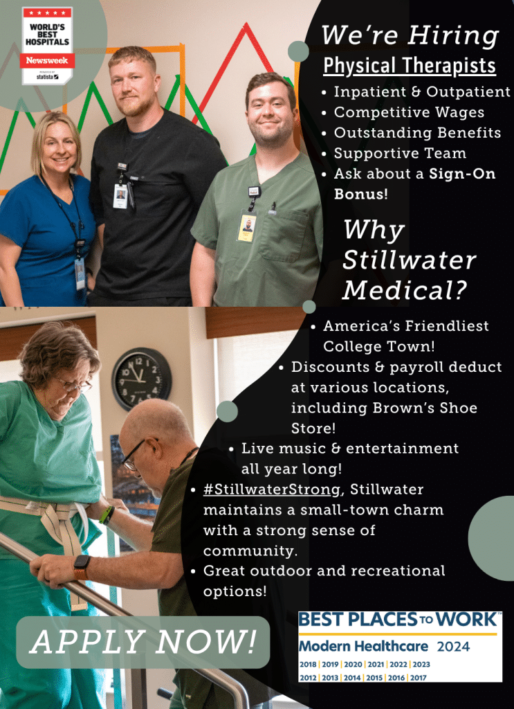 We're hiring physical therapists