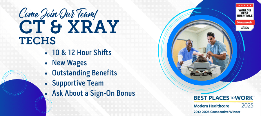 CT/Xray Techs – Come Join Our Team!