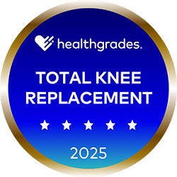Healthgrades Total Knee Replacement Award 2025