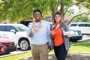 Stillwater Medical employees at an event